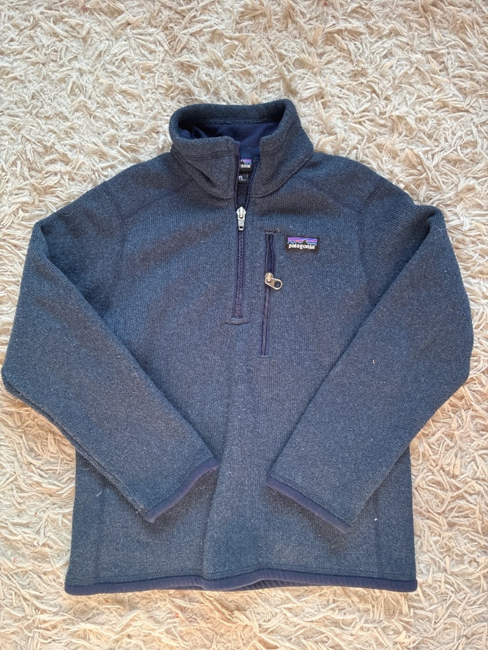 Patagonia Better Sweater Navy Size Boys XS 5 6